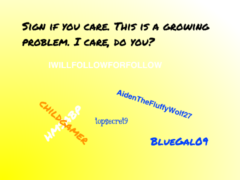 Sign if you care about Cyber-Bullying! remix remix remix