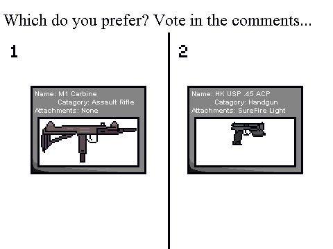 Weapon selecting