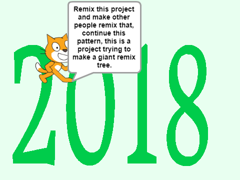 Remix tree project : new years 2018