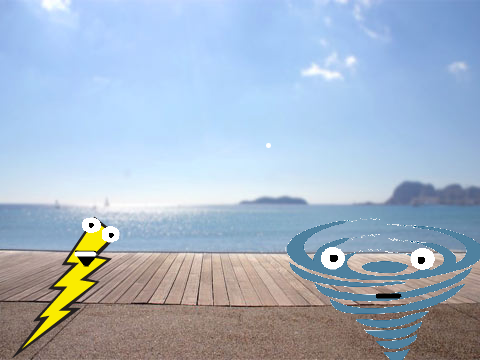 Hurricane vs. Thunder storm