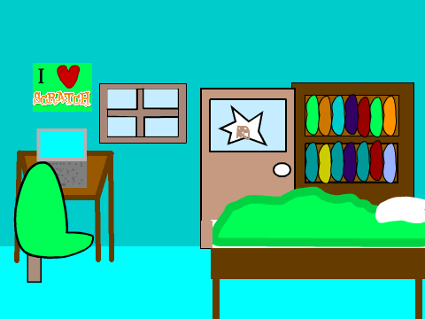O meu quarto para a Casa dos Scratchers remix