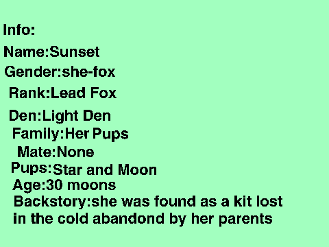 Fox Bio Sunset