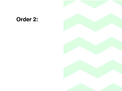 @Sallythecoder's Order Sheet