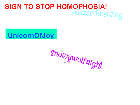 STOP HOMOPHOBIA!~thank you to all who remix~