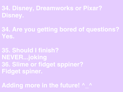 about me & my fave things remix