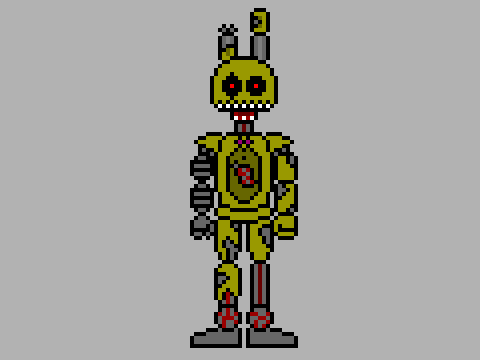 Pixel Ignited Springtrap.
