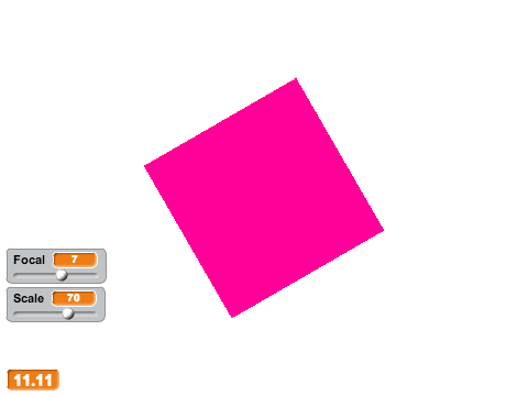 3D Cube auto adjust resolution