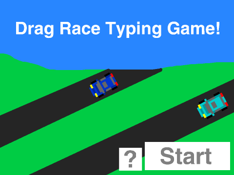 Drag Race Typing Game