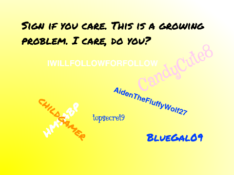 Sign if you care about Cyber-Bullying! 