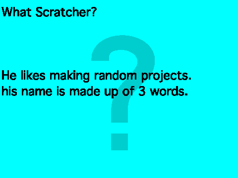 What Scratcher #5-getting harder
