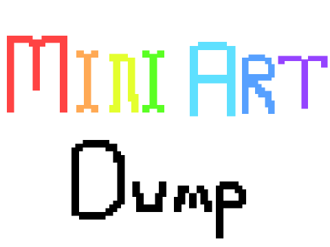 + Mini Pride Bitmap Art Dump + 