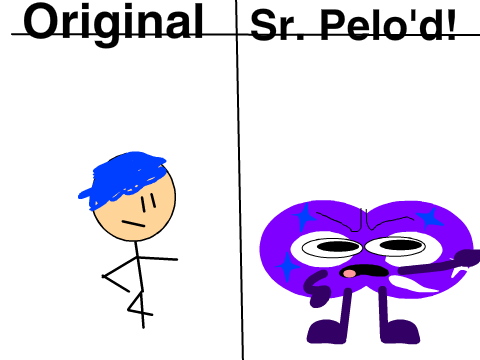 Give me your OC and I'll make it Sr. Pelo Styled! remix