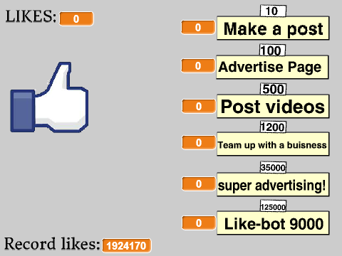 Facebook like clicker 
