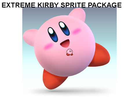 Extreme Kirby Sprite Package remix