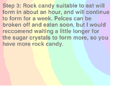 DIY Easy Rock Candy