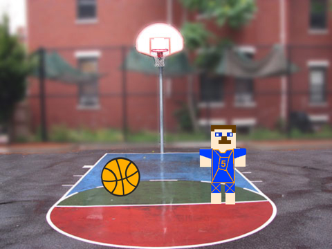 Make this guy a basket ball player. remix