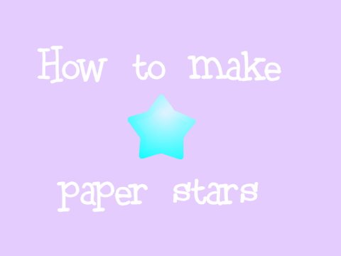 How to Make Mini Paper Stars