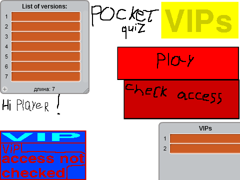 Pocket quiz