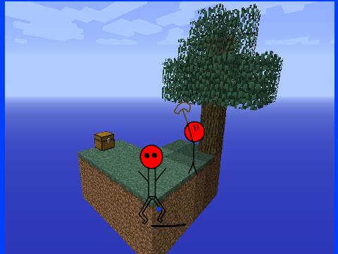 Add yourself stranded on Skyblock remix remix