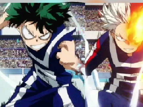 Midoriya (Deku) Izuku vs Todoroki Shouto {AMV} Our Time