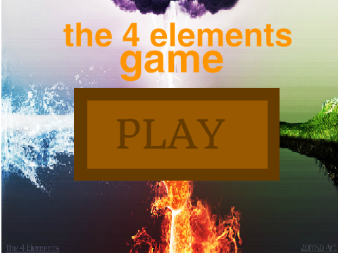  The 4 elements game