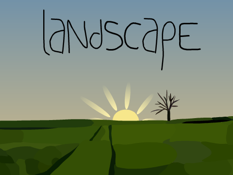 landscape | | a speedpaint