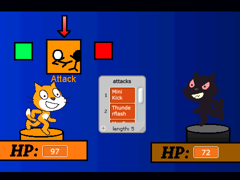 Scratch Cat RPG Boss Test