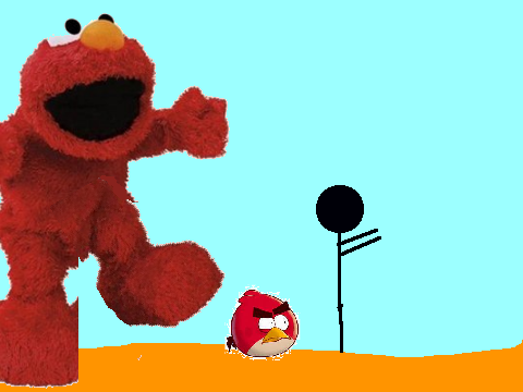 add yourself runing from elmo!!![1] remix