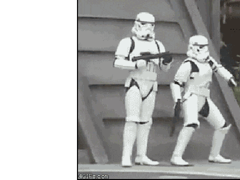 dancing troopers
