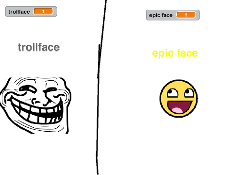 NecroPolls Trollface vs. Epic Face