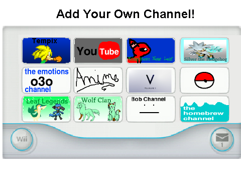 Add Your Own Wii Channel! Yeah! (I added Homebrew Channel)