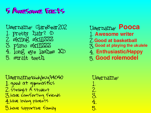 5 Awesome Things About You! remix