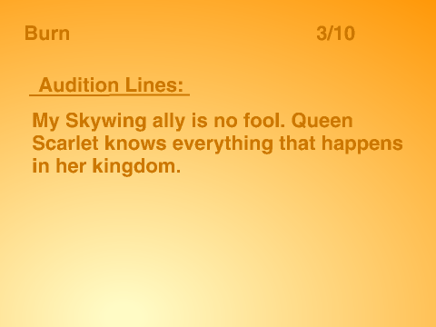 Wings of Fire Auditions *OPEN* remix