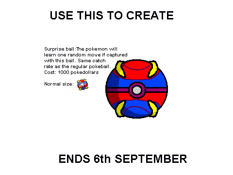 Create A Pokeball Contest my entry