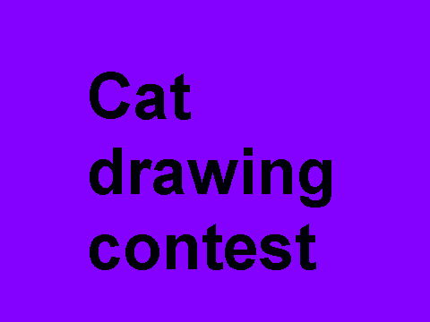 warrior cat drawing contest