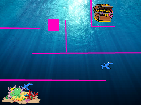 Maze Game Underwater