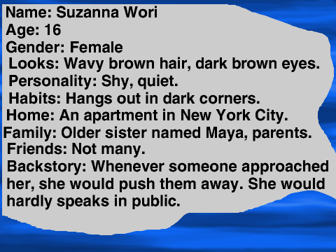 ~ Design & Story Contest ~ Suzanna 