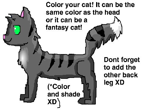 how to draw a cat