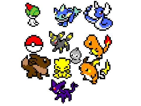 Pokemon pixel art
