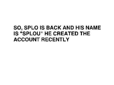 SPLO IS BACK