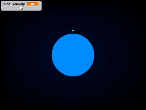 Interactive Orbital Cannon