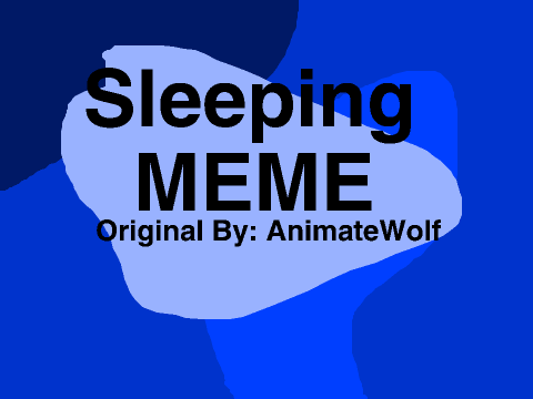 Sleeping --MEME--