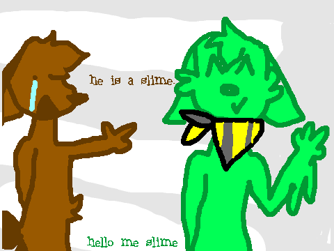 He is a slime.