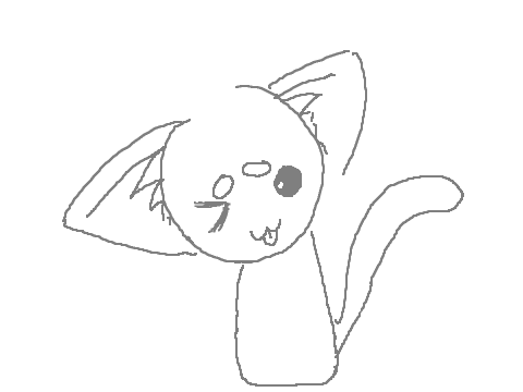 Drawing with my new laptop :3