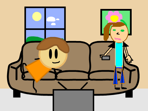 Add Yourself Watching TV remix