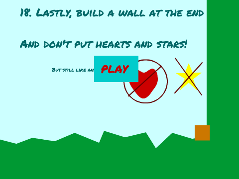 how to make a platformer