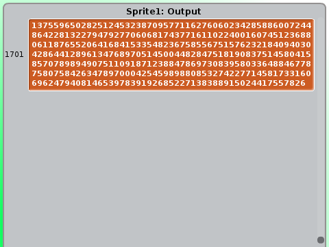 Infinity fibonachi numbers!