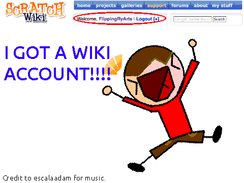 WIKI ACCOUNT! OH YEAH!