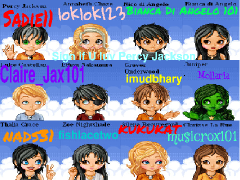 Sign if you love the Percy Jackson books :) remix