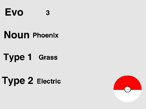 Fakemon Idea Generator